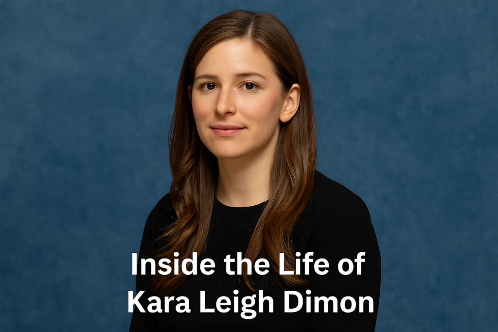 Inside the Life of Kara Leigh Dimon Portrait of Kara Leigh Dimon with serene expression