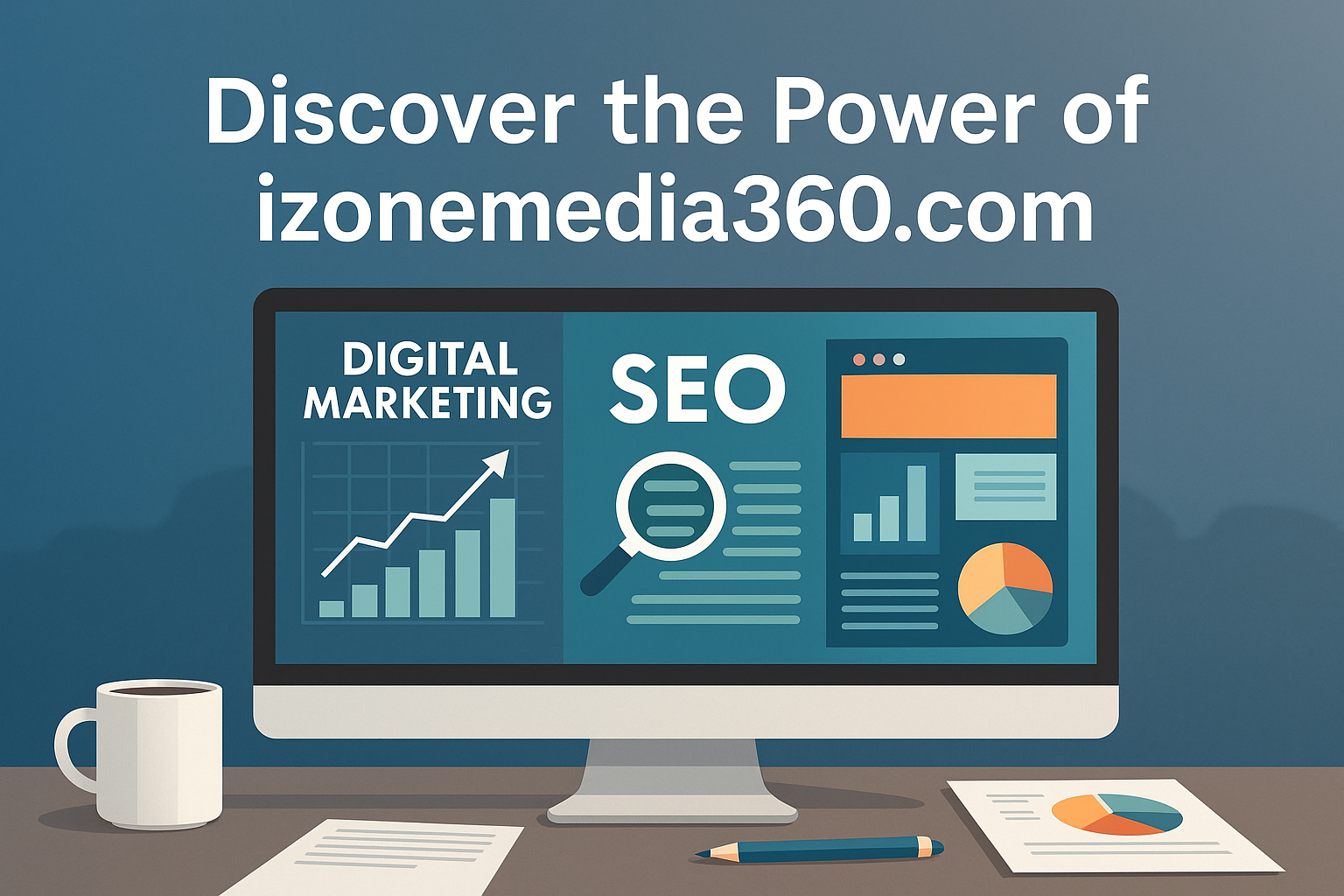 Digital Marketing Dashboard by izonemedia360.com