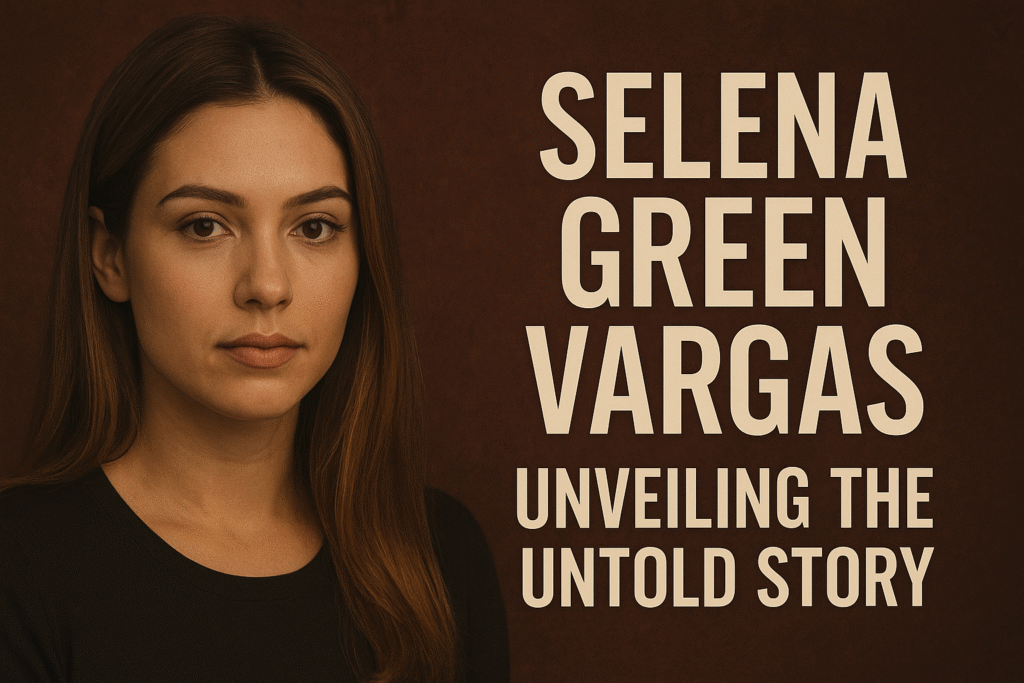 Portrait of Selena Green Vargas with article title Portrait of Selena Green Vargas with article title