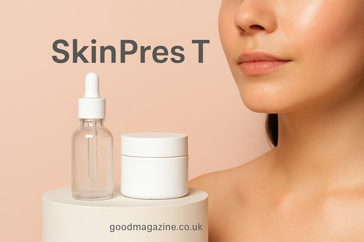 SkinSpiriT skincare products with glowing skin
